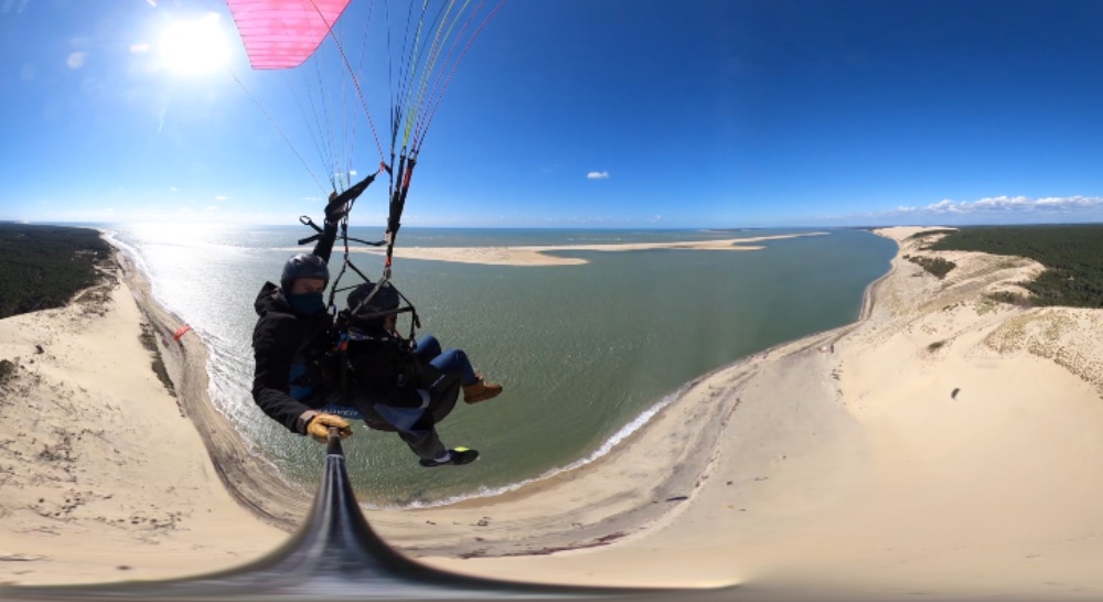 Baptême en parapente à la Dune du Pyla