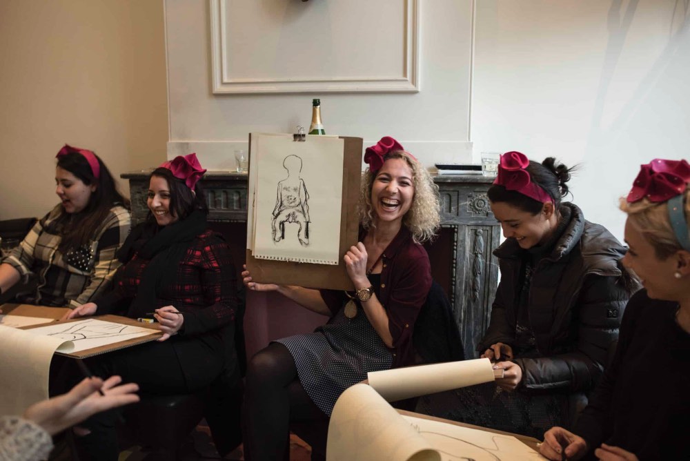 Atelier peinture avec modèle nu à Amsterdam - EVG, EVJF - Team Building 