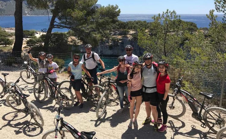 Balade en VTT électrique - Calanques de Cassis