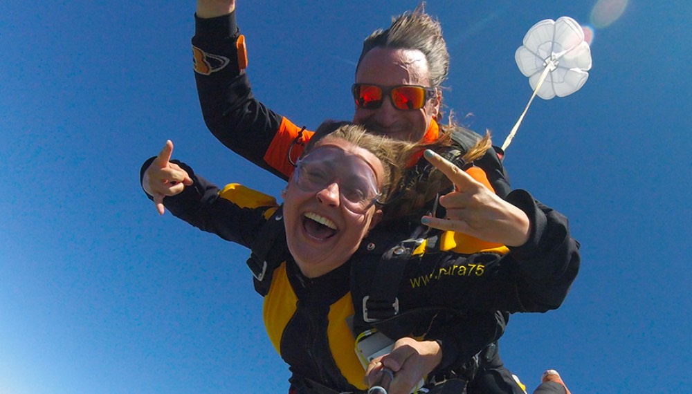 Saut en parachute au Havre, Normandie