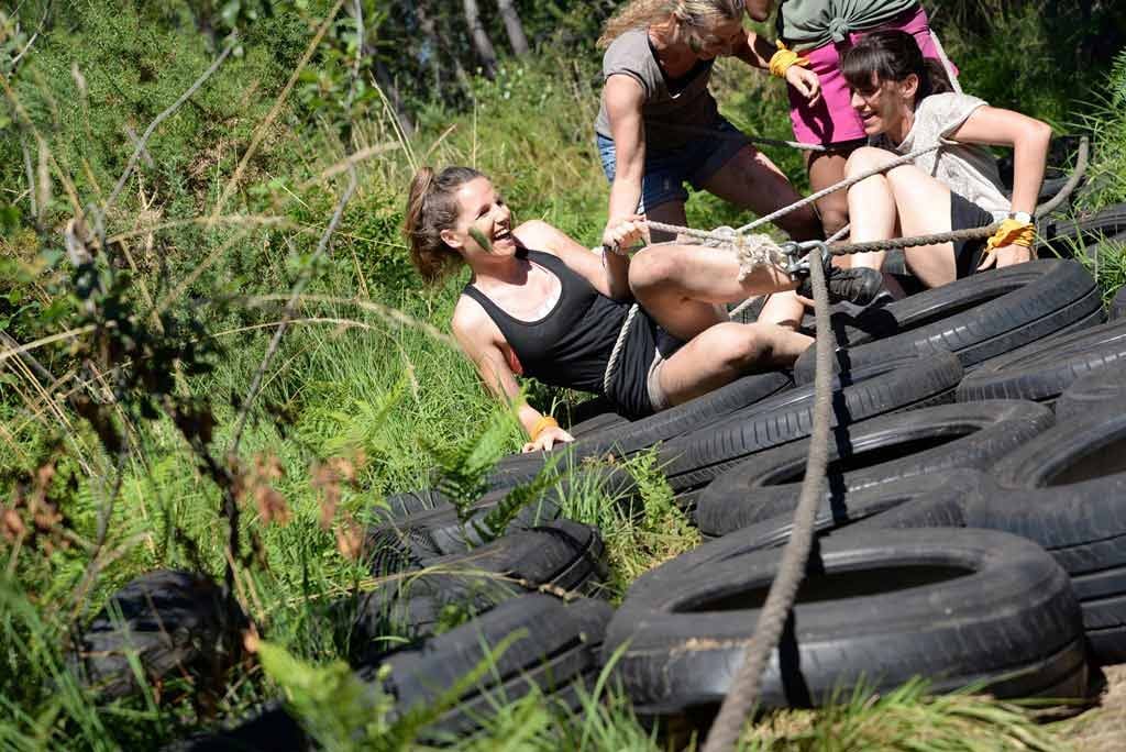 Parcours du combattant à Hostens - Bordeaux - Inspiré de Ninja Warrior  