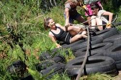 Parcours du combattant à Hostens - Bordeaux - Inspiré de Ninja Warrior