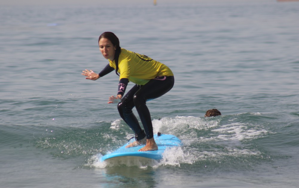 Cours de surf à côté de Porto