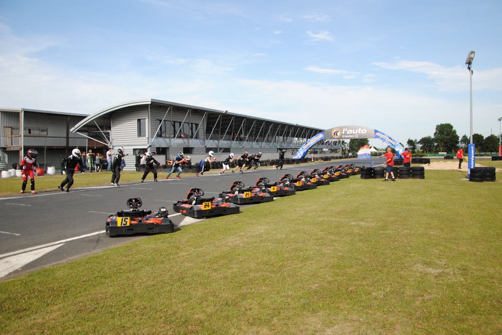 Circuit de karting à Caen