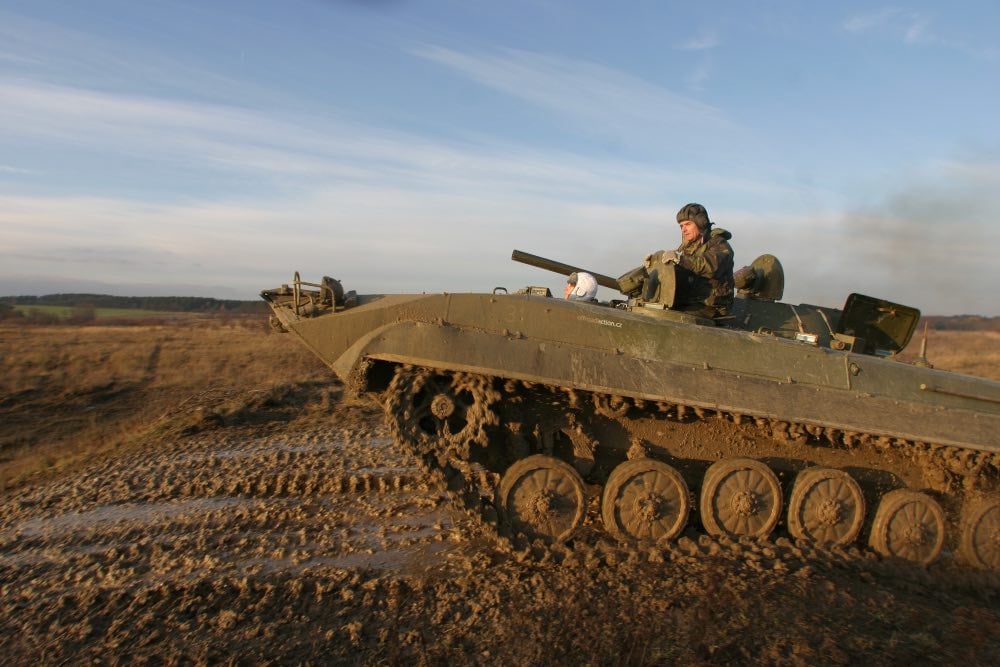 Conduite de Tank à Prague