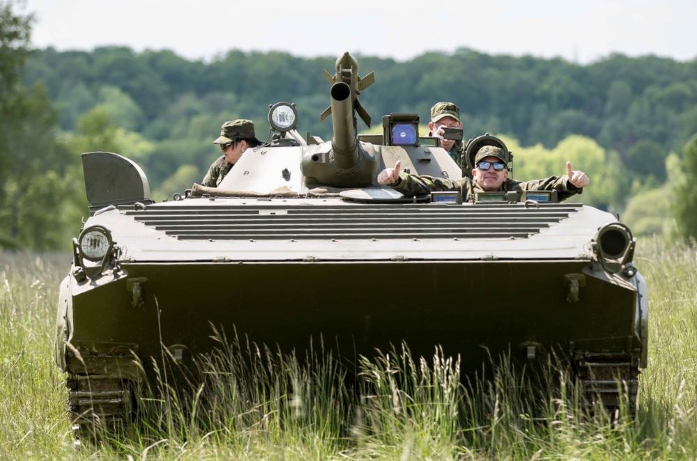 Conduite de Tank à Prague