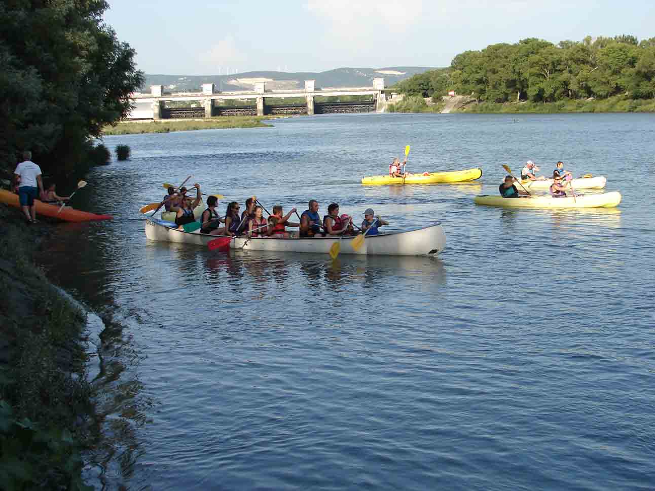 Location et randonnée Canoë-Kayak dans les gorges de l'Ardèche