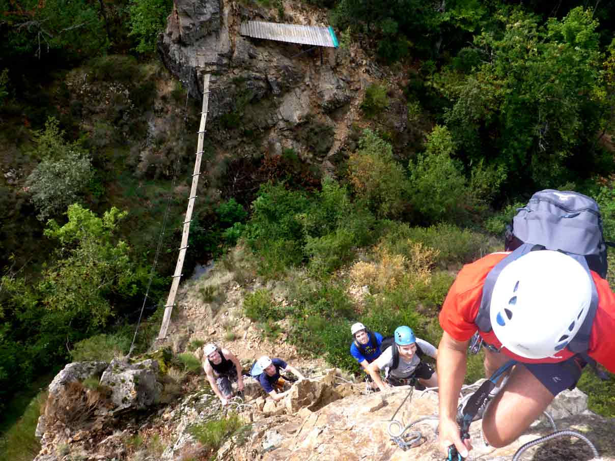 Via ferrata en Ardeche à 25mn d'Aubenas