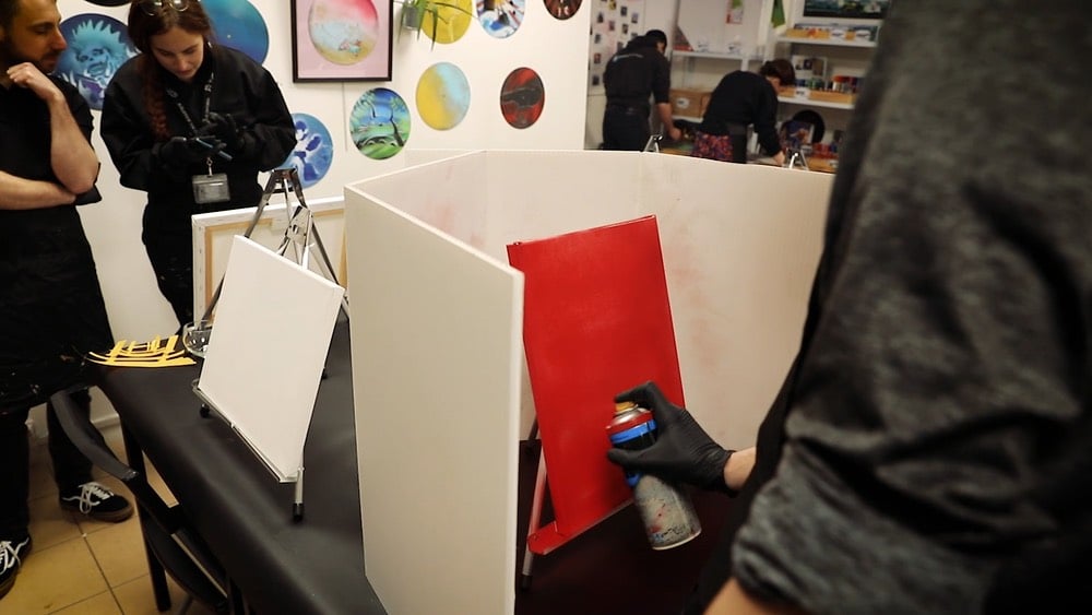 Team building peinture et sushis à Boulogne-Billancourt