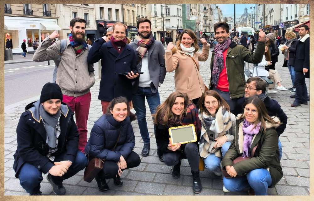 Jeu de piste digital dans le Marais
