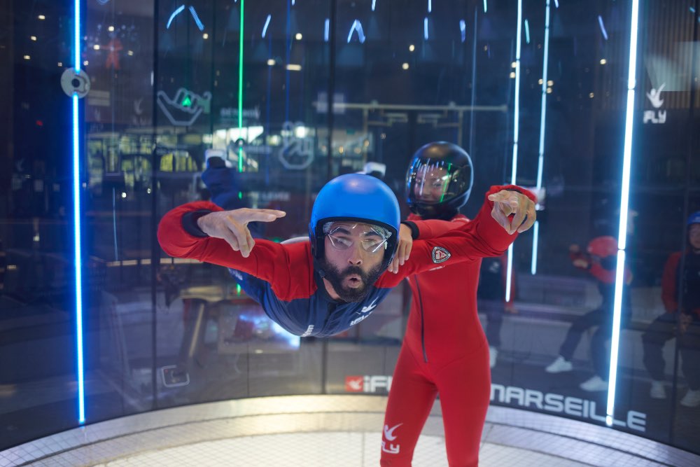 Simulateur de chute libre à Marseille - Soufflerie