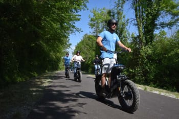 Balade en trottinette électrique près de Deauville