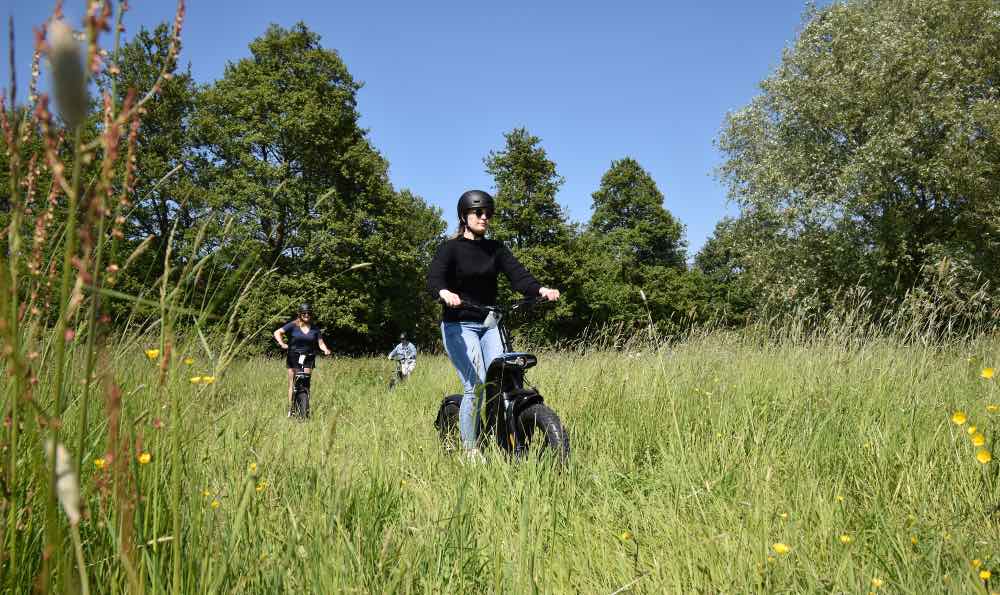 Balade en trottinette électrique près de Deauville