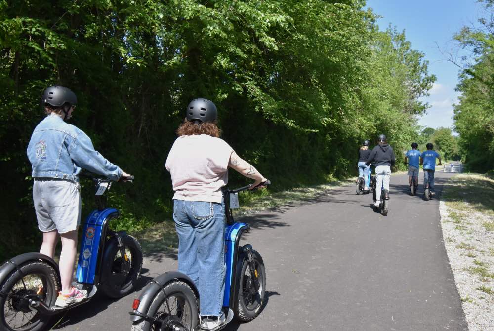 Balade en trottinette électrique près de Deauville