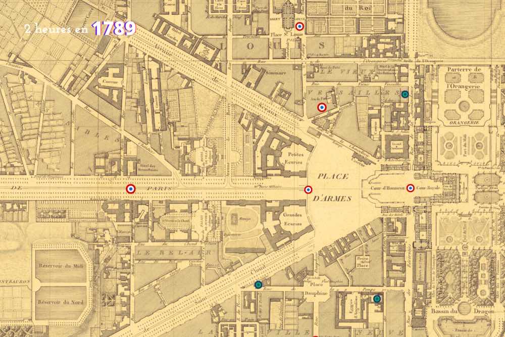 Jeu de piste enquête "2 heures en 1789 à Versailles où vous changez l'histoire" 