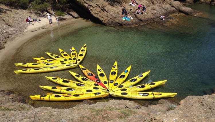 Randonnée en Canoë Kayak dans les calanques de La Ciotat