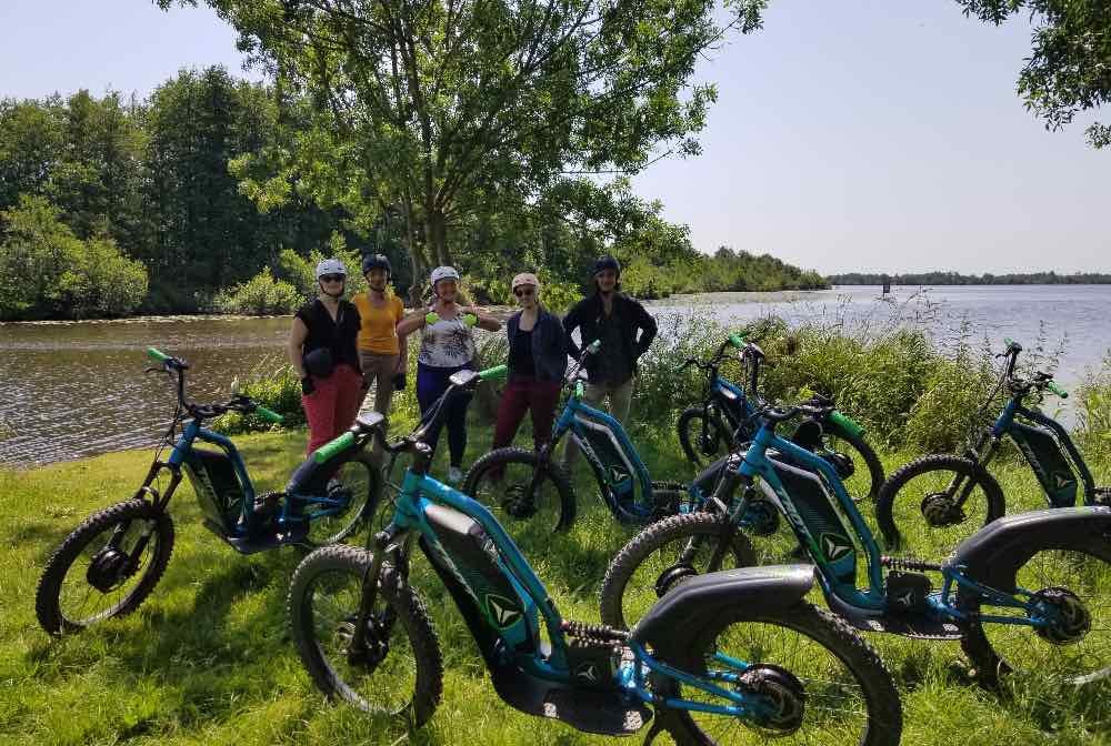 Randonnée en Trottinette Tout-Terrain électrique autour de Nantes