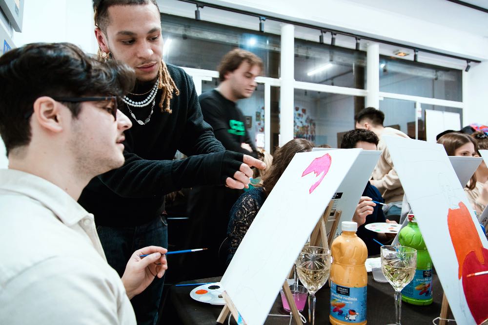 Afterwork drink & paint à Paris 10 - spécial Team Building 