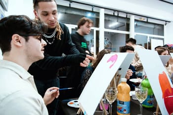 Afterwork drink & paint à Paris 10 - spécial Team Building