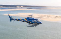 Vol d'initiation en hélicoptère à Biscarrosse
