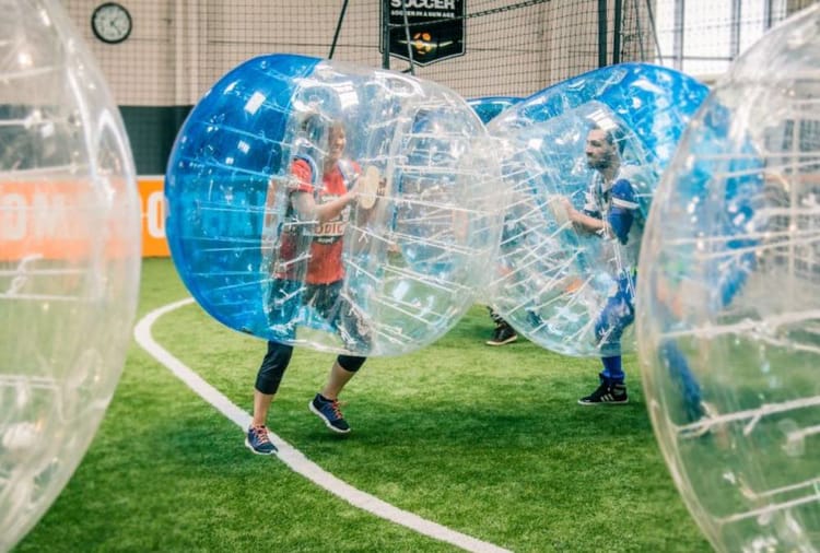 Olympiades Bubble foot , Archery Tag et Laser Tag à Mondragon - Team Building