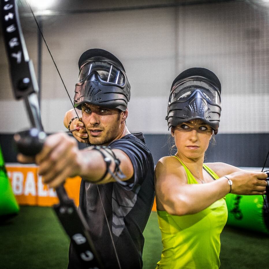  Archery tag à Montélimar - Jeu sportif avec arc et flèches