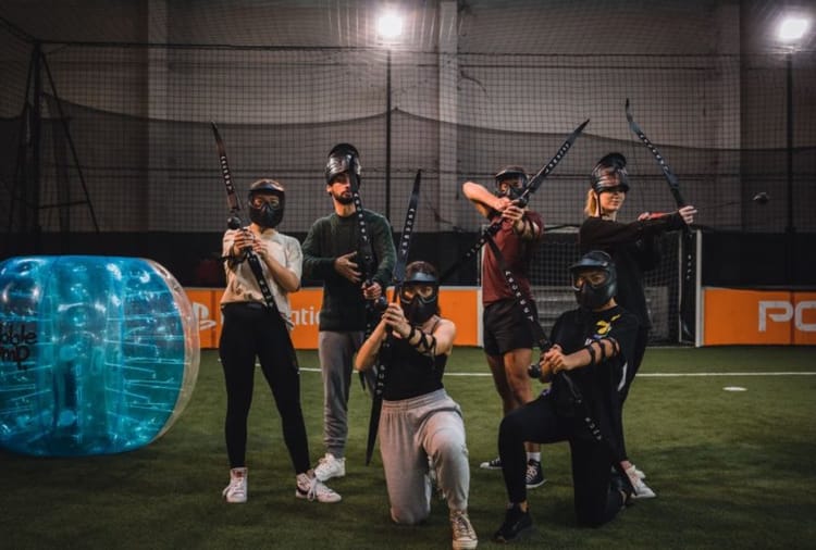 Olympiades Bubble foot et Archery Tag à Montélimar- Team Building