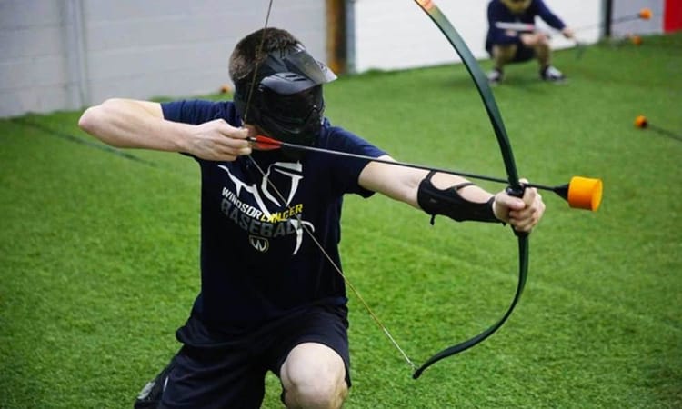 Archery tag au Muy - Jeu sportif avec arc et flèches