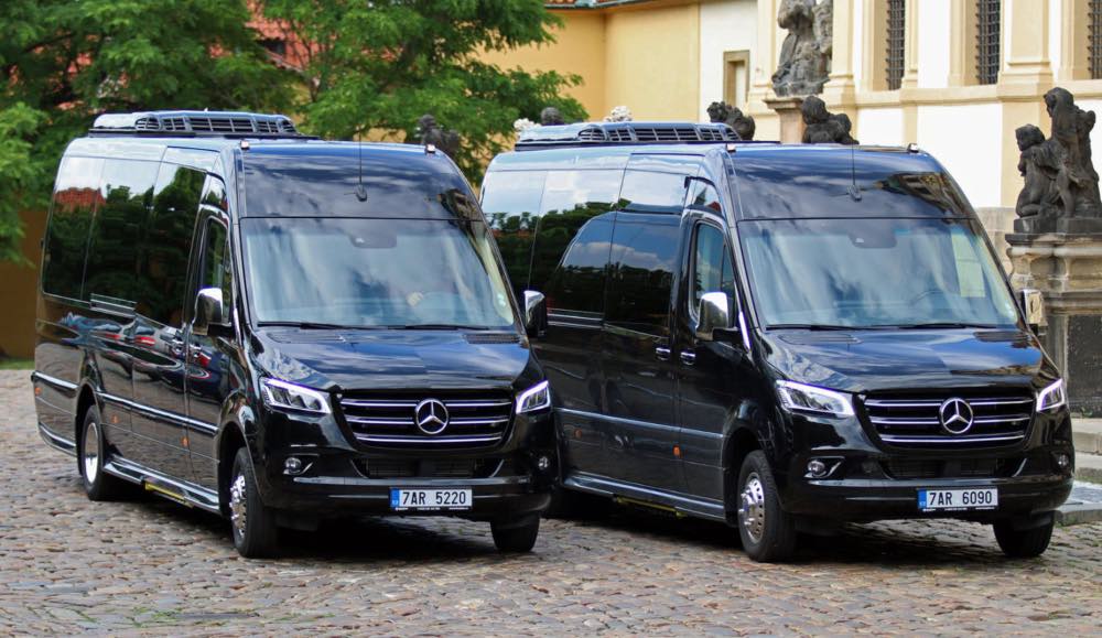 Transfert en mini-bus à Prague - depuis l'aéroport