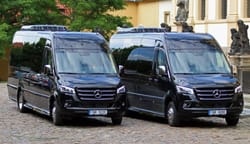 Transfert en mini-bus à Prague - depuis l'aéroport