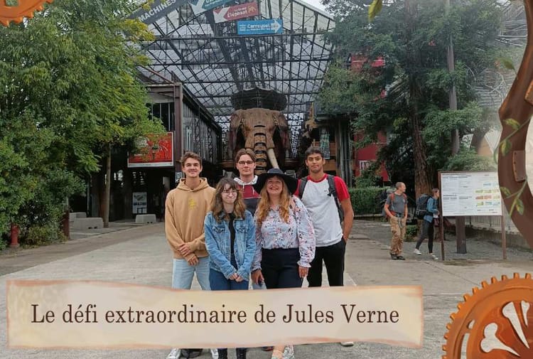 Escape game en extérieur Nantes - L'extraordinaire défi de Jules Verne