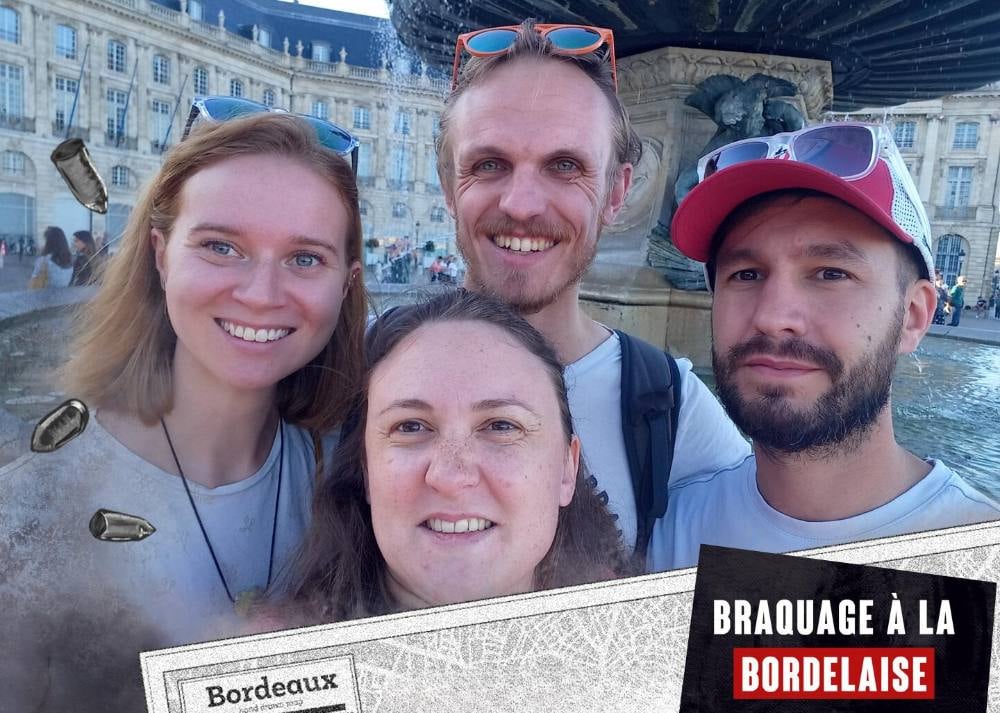 Escape-game extérieur à Bordeaux - le braquage - Jeu en autonomie 