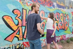 Team Building graffiti au mur - Boulogne