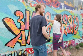 Team Building graffiti au mur - Boulogne