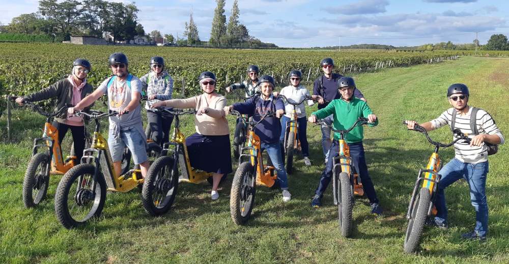 Randonnée en trottinette tout terrain près de Tours