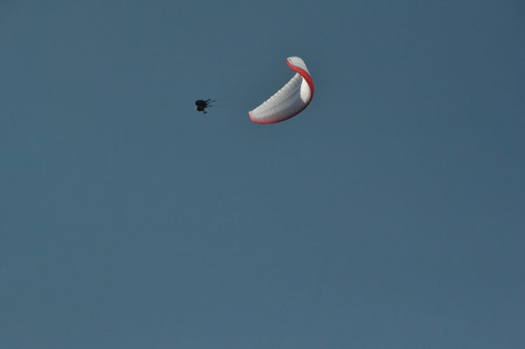 Baptême de l'air en parapente au sommet du Puy-de-Dôme