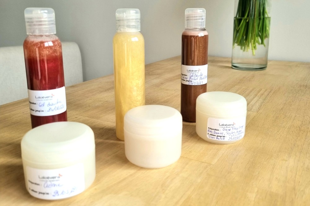 Atelier cosmétique naturel à domicile 