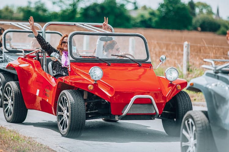 Balade en Buggy vintage à Deauville en Normandie