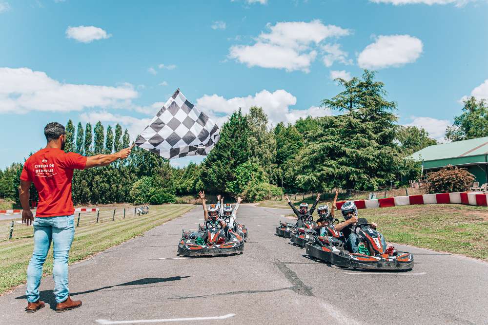Circuit de karting à Deauville