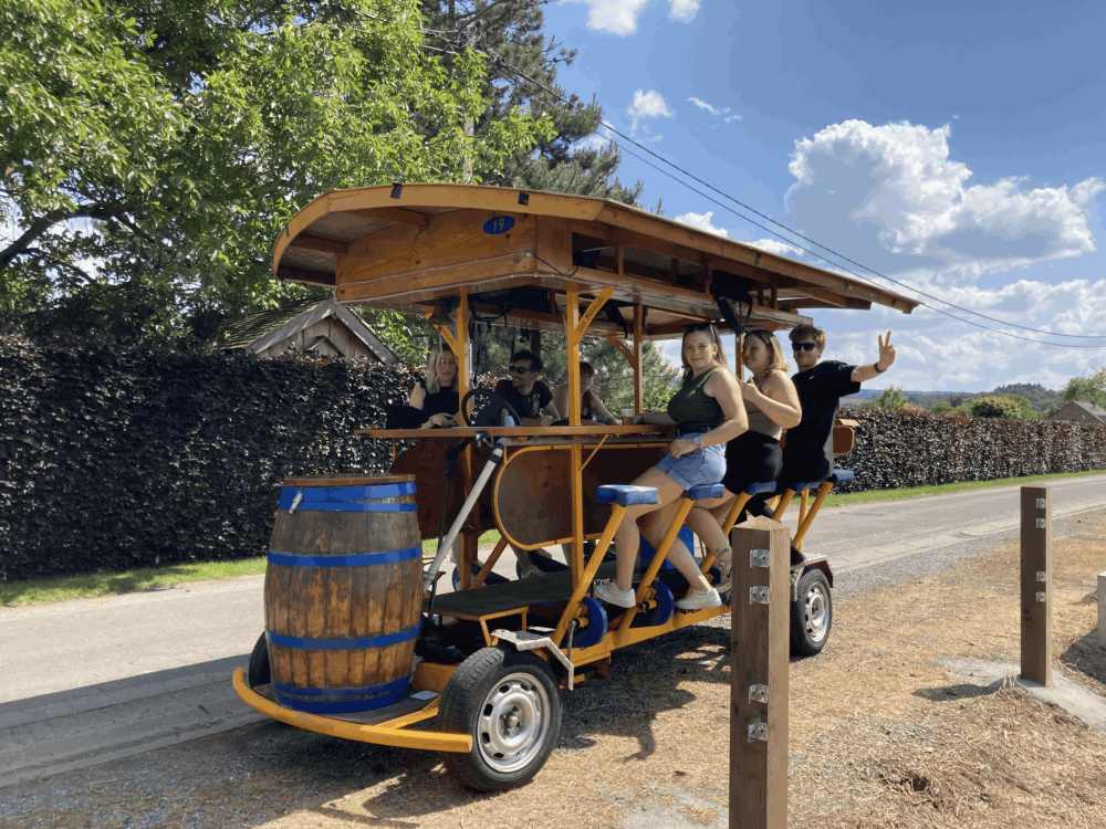 Beer bike dans les Ardennes belges 