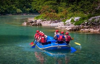 Rafting parcours à la vallée de Chamonix 
