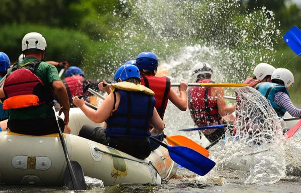 Rafting parcours à la vallée de Chamonix 