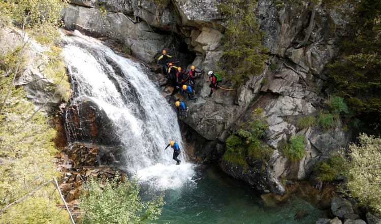Canyoning escapade sur la vallée de Chamonix 