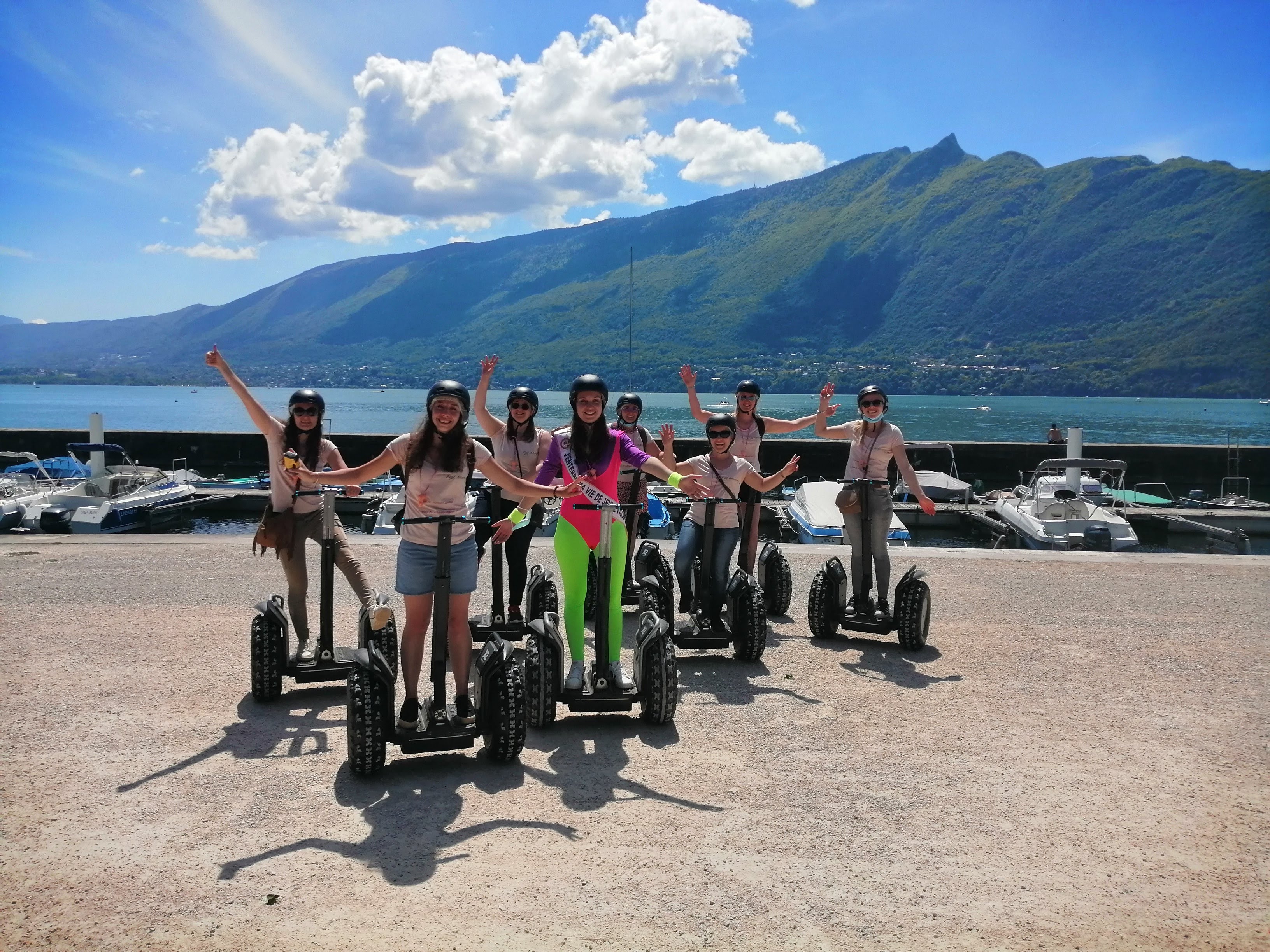 Jeu de piste enquête digitale en segway à Aix les bains
