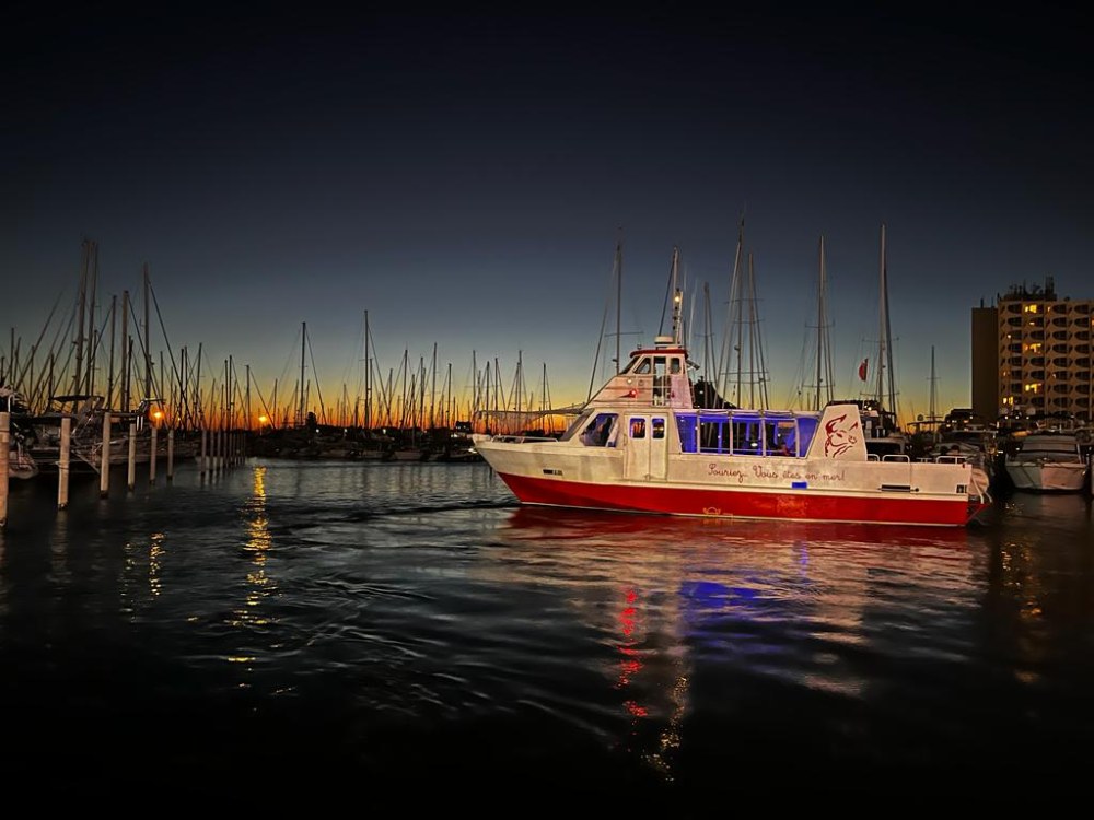 Petit déjeuner en mer à La Grande Motte