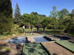 Mini golf au Parc de la tête d'or à Lyon