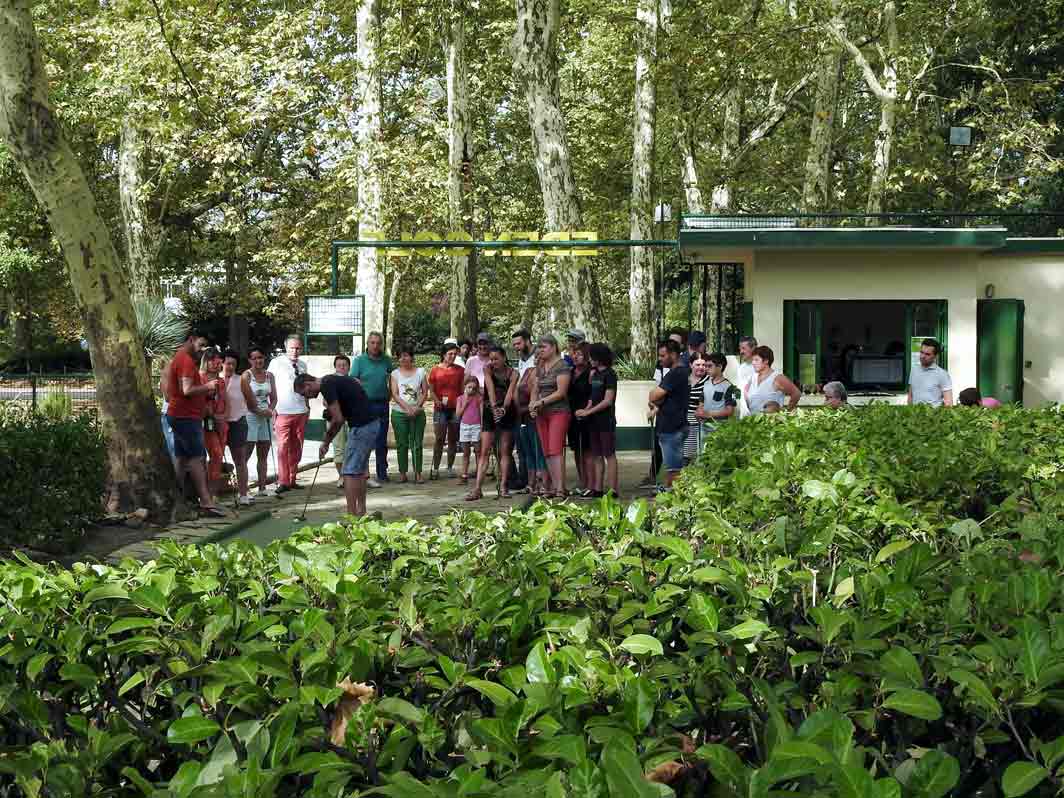 Mini golf au Parc de la tête d'or à Lyon 