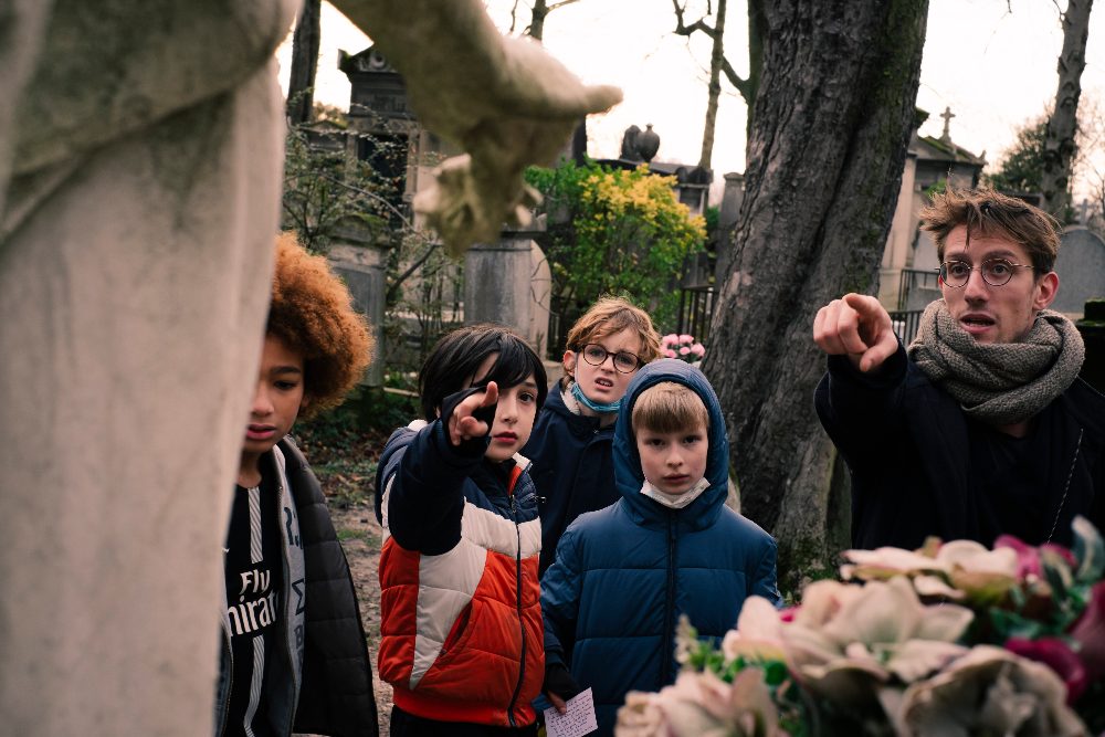 Jeu de piste pour enfants à Père Lachaise  Paris 20
