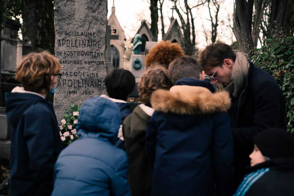 Jeu de piste pour enfants à Père Lachaise  Paris 20