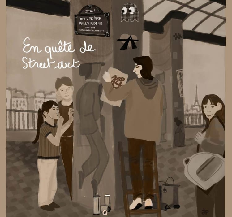 Jeu de piste pour enfants - Street Art à Belleville
